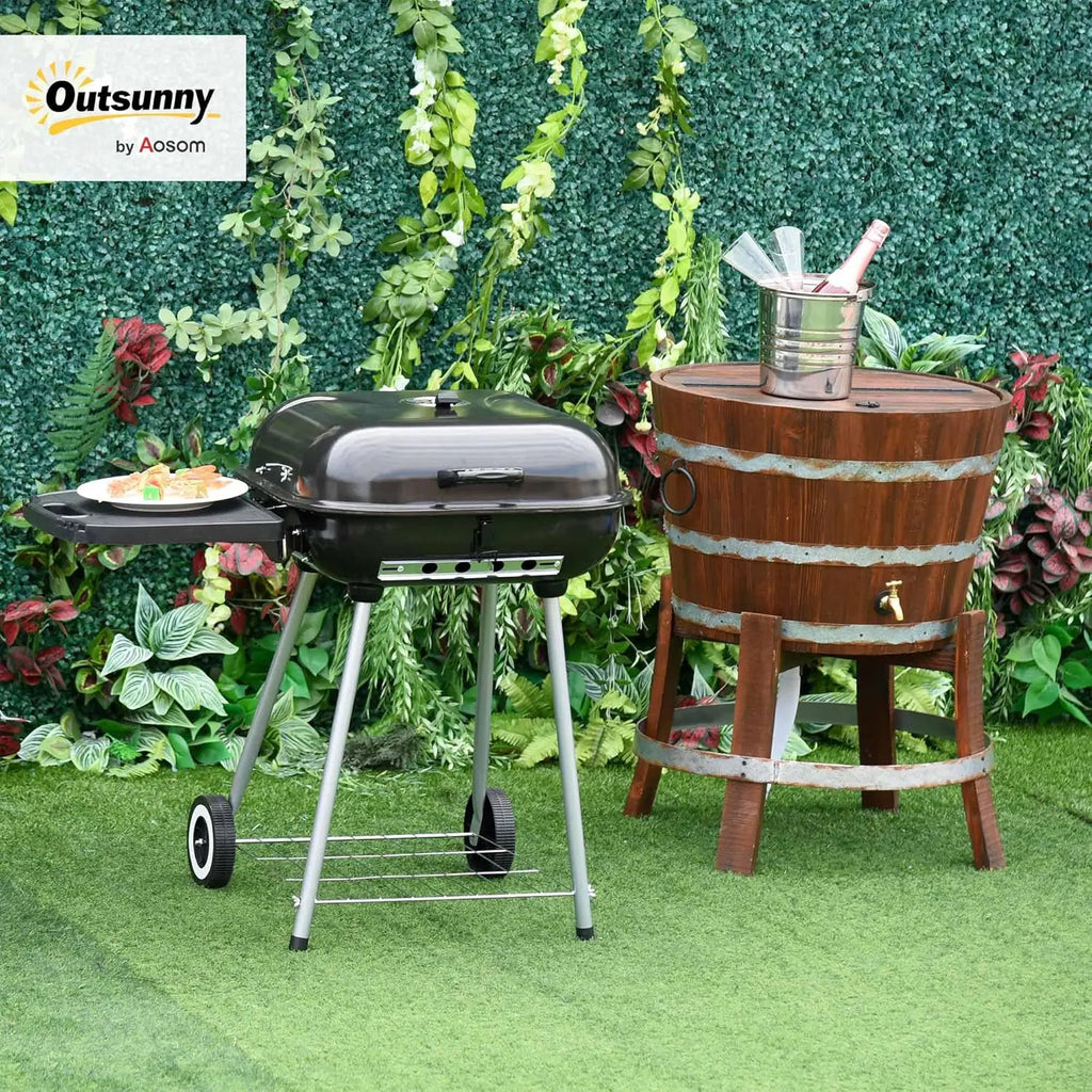 2-Burner Portable Propane Gas Grill | Foldable Side Tables, Warming Rack, Piezo Ignition, 370 Sq. In. Cooking Area