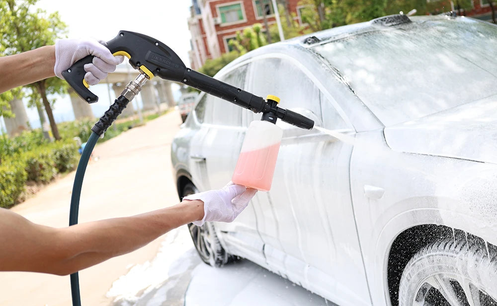 Snow Foam Cannon for Karcher K2–K7 – 750ml Adjustable Foam Lance Kit, Pressure Washer Car Wash Gun