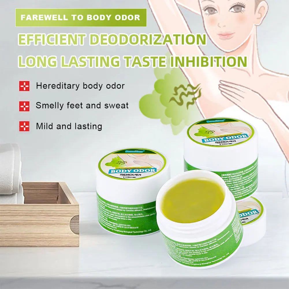 Underarm Odor Control Deodorant Cream 10g – Natural Plant Extract for Men & Women