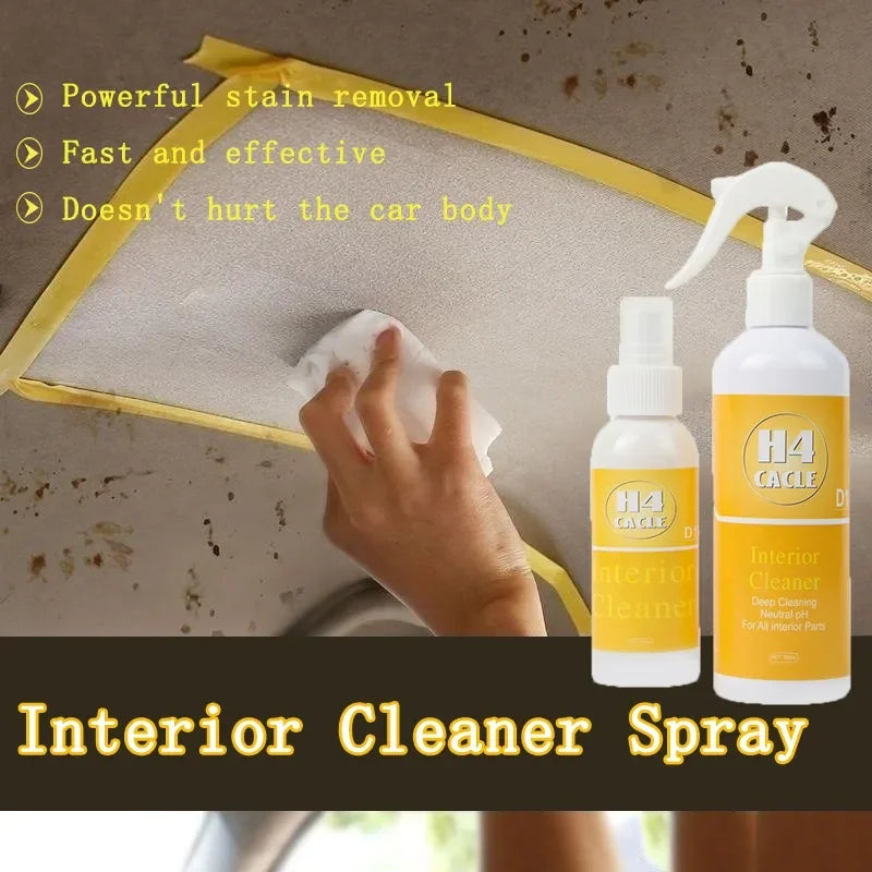 Multifunctional Car Interior Foam Cleaner Spray – Waterless Upholstery & Seat Degreaser, 100ml or 300ml