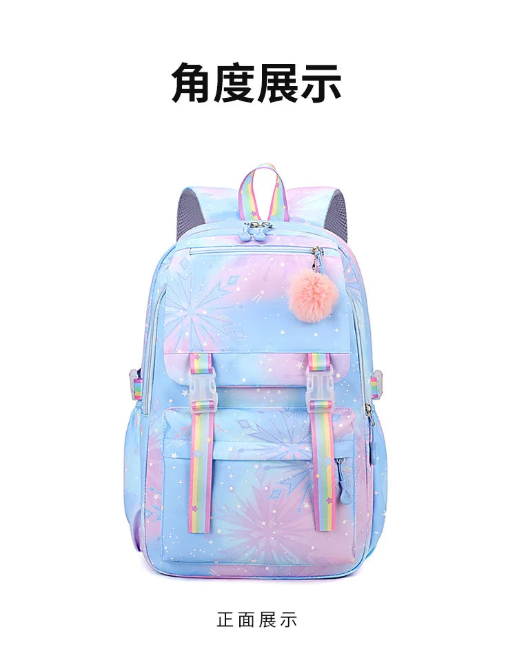Custom Print Nylon Backpack – Laptop School & Travel Bag for Women