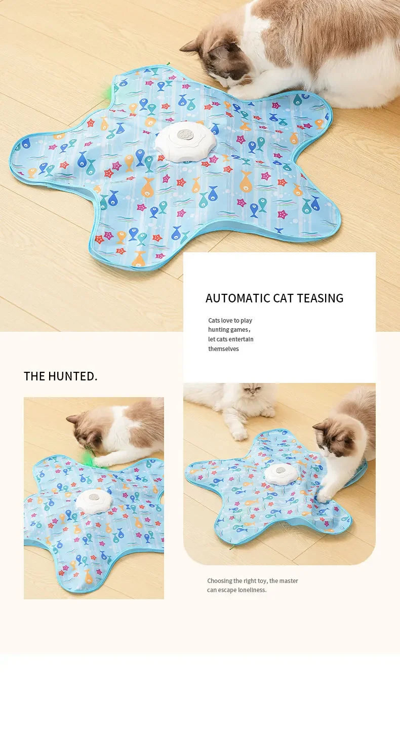 Automatic Electric Cat Turntable Interactive Toy