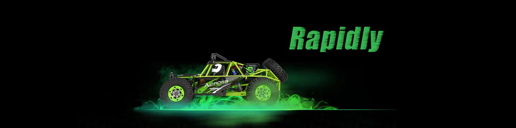 WLtoys 12428 1:12 Scale 4WD RC Racing Car – 50KM/H Alloy Off-Road Climbing Truck with LED Lights