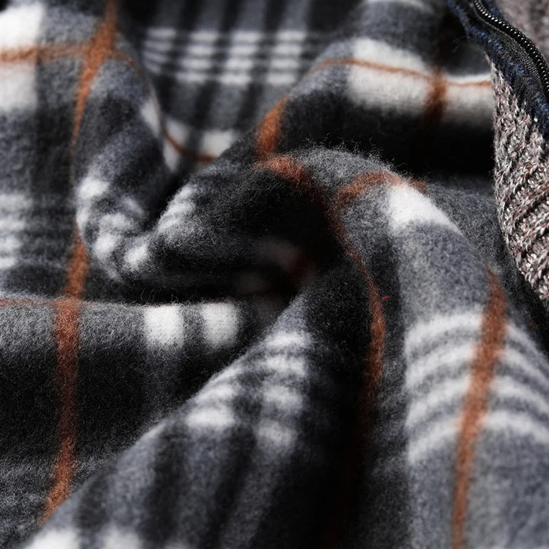 Men's Full Zip Knitted Cardigan Sweater — Classic Casual Knitwear