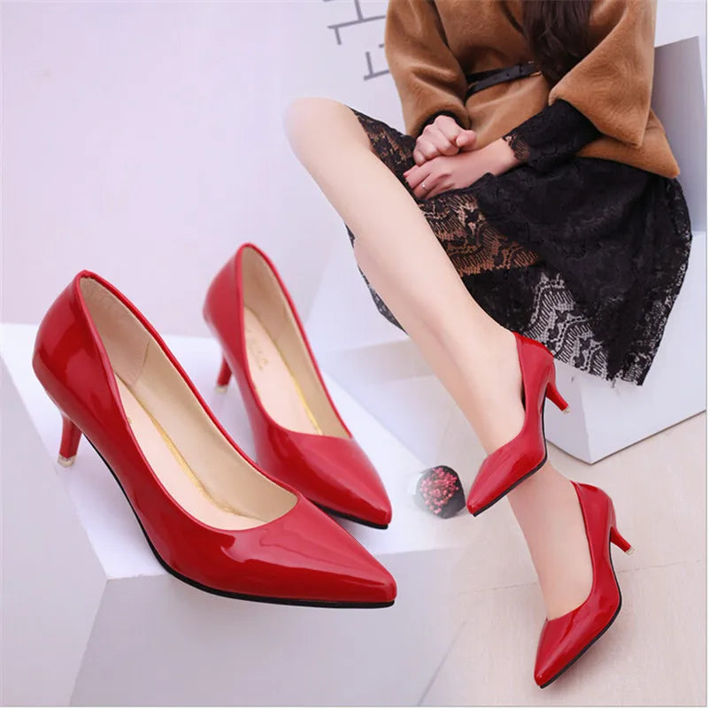 Women's Round-Toe Pumps with 5.5cm Heels