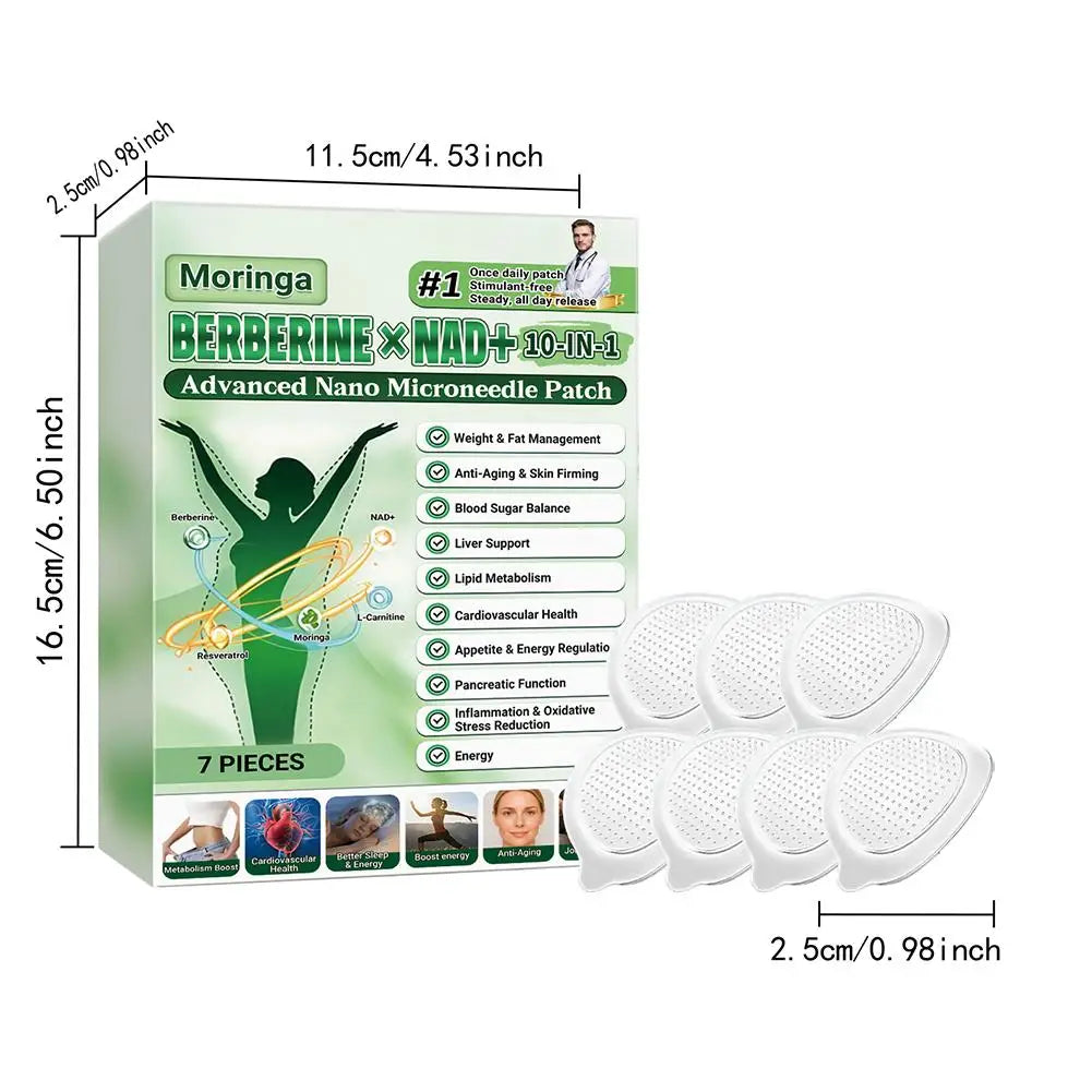 Nano Microneedle Body Patch – 7-Piece Skin Smoothing & Line Reducing Set