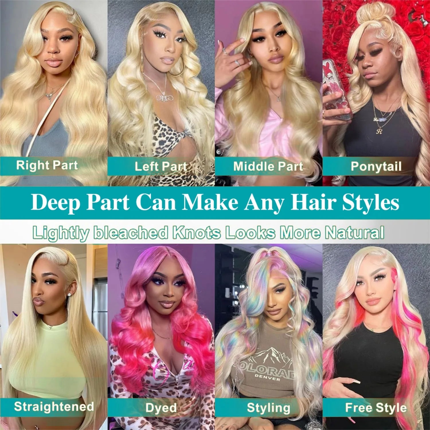 613 Blonde Body Wave Lace Front Wig | 13x4 13x6 Skin Melt HD Lace 200%–220% Density Brazilian Human Hair