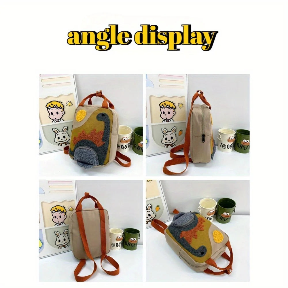 Custom Embroidered Dinosaur Name Backpack – Personalized Toddler Kindergarten Bag