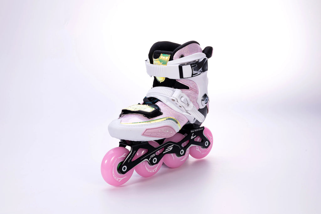 Pasica Carbon Fiber Inline Slalom Skates – Adjustable Children's Roller Skating Shoes for Sliding & Slalom