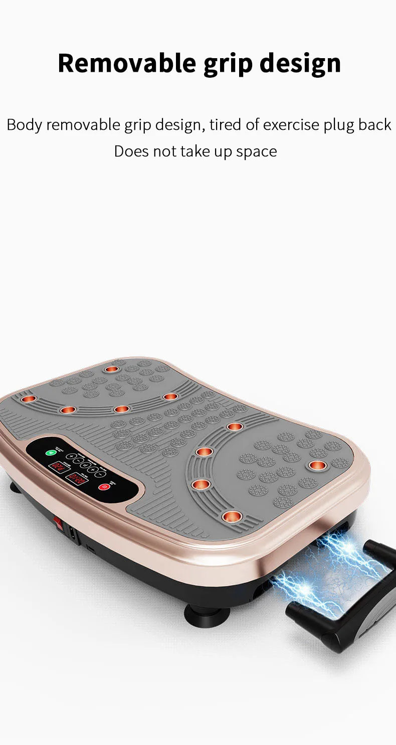 Crazy Fit Whole Body Vibration Plate Machine — Home Cardio & Weight Loss Fitness Platform