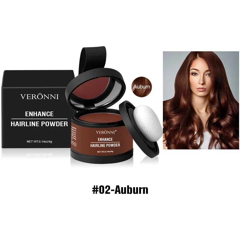 Waterproof Hairline Shadow Powder — Instant Root Cover & Scalp Filler (4g)
