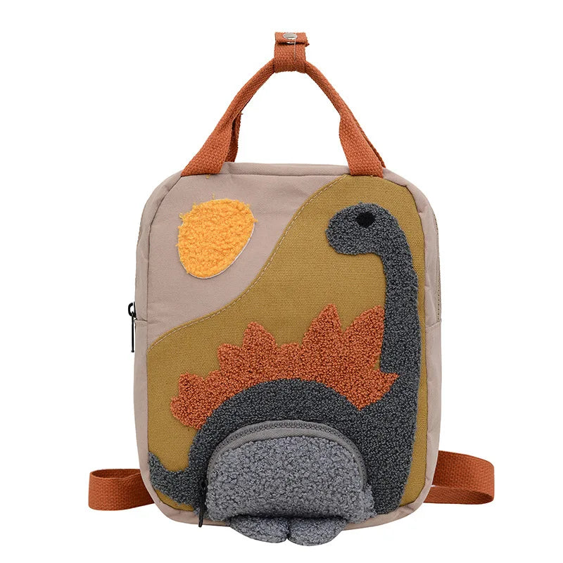 Custom Embroidered Dinosaur Name Backpack – Personalized Toddler Kindergarten Bag
