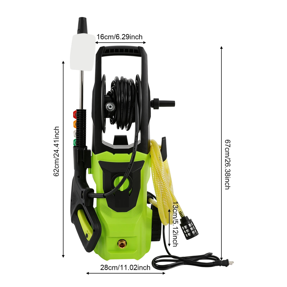 Electric Pressure Washer – Bymaocar Blue & Green Options