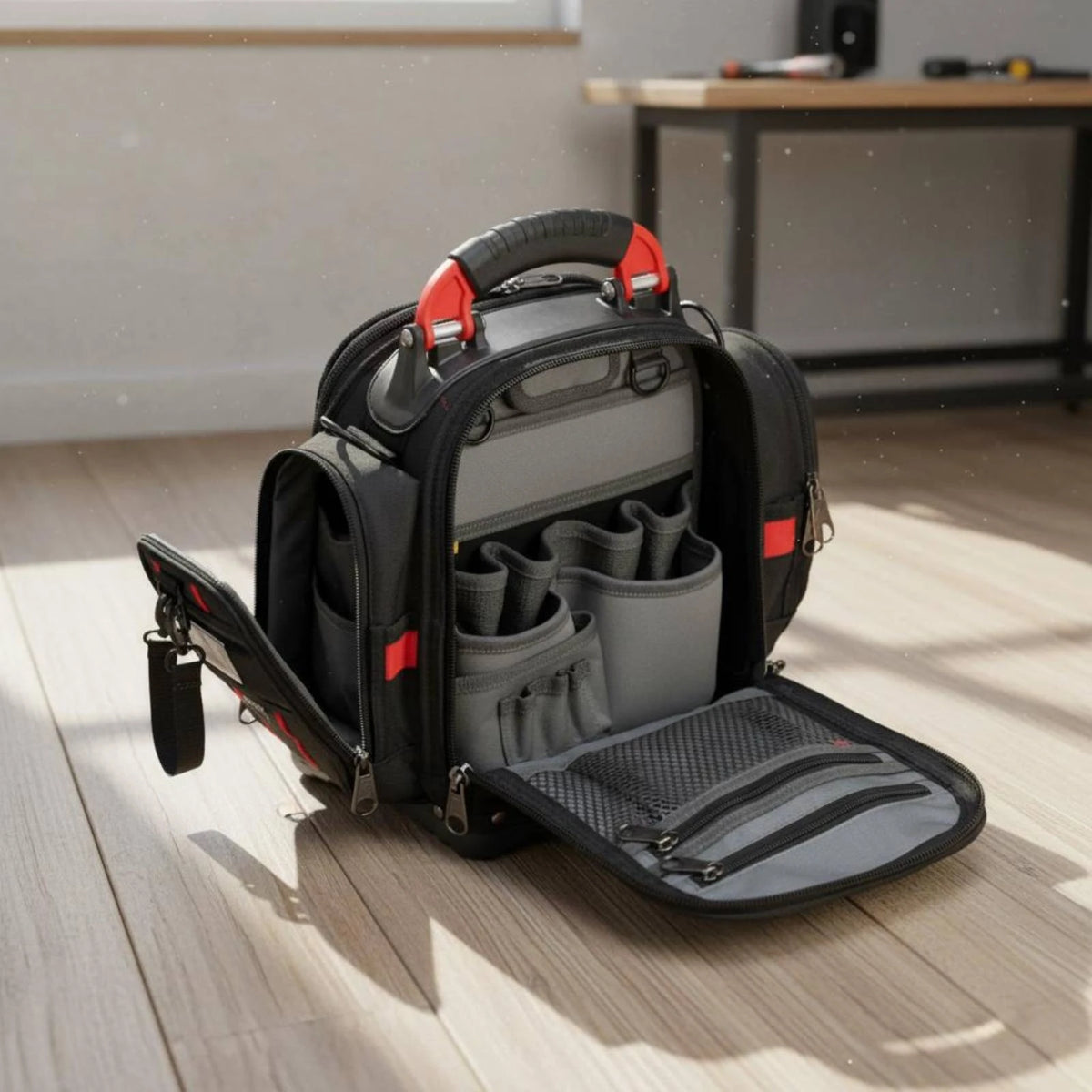 Heavy Duty Tool Backpack – Wear-Resistant Tool Bag for Contractors