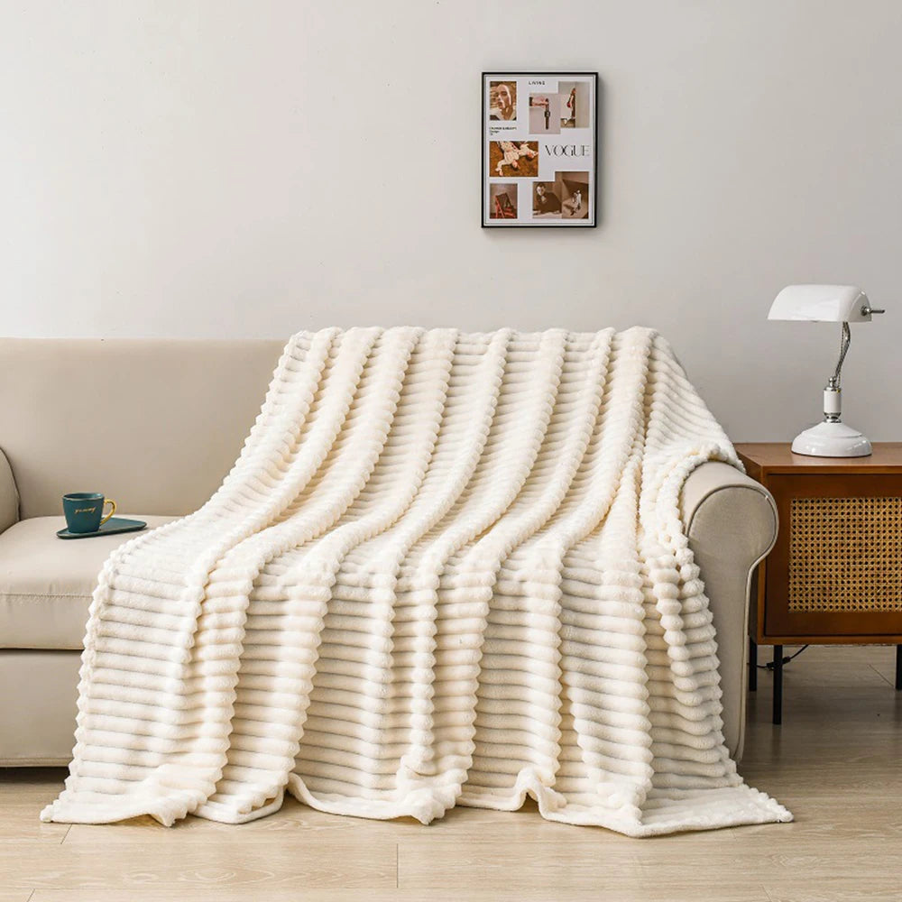 Solid Color Nap Blanket – Soft Warm Home, Office & Pet Throw Blanket, Multiple Colors