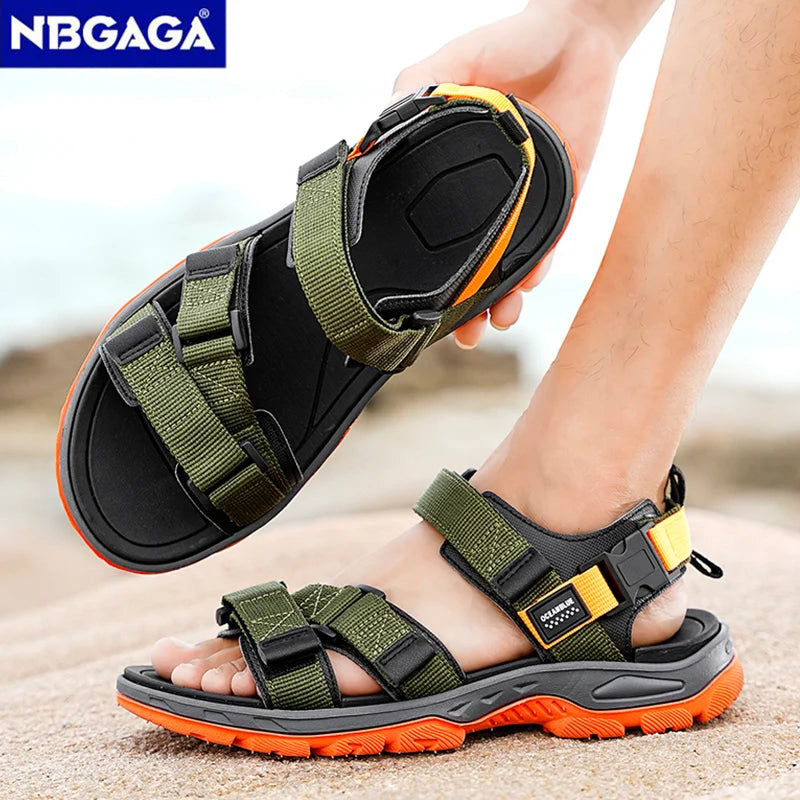 Men's Casual Outdoor Sport Sandals – Breathable Hiking & Beach Sandals