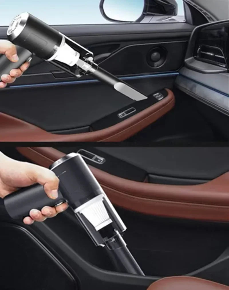 Wireless Handheld Car Vacuum – 5,500Pa USB Rechargeable