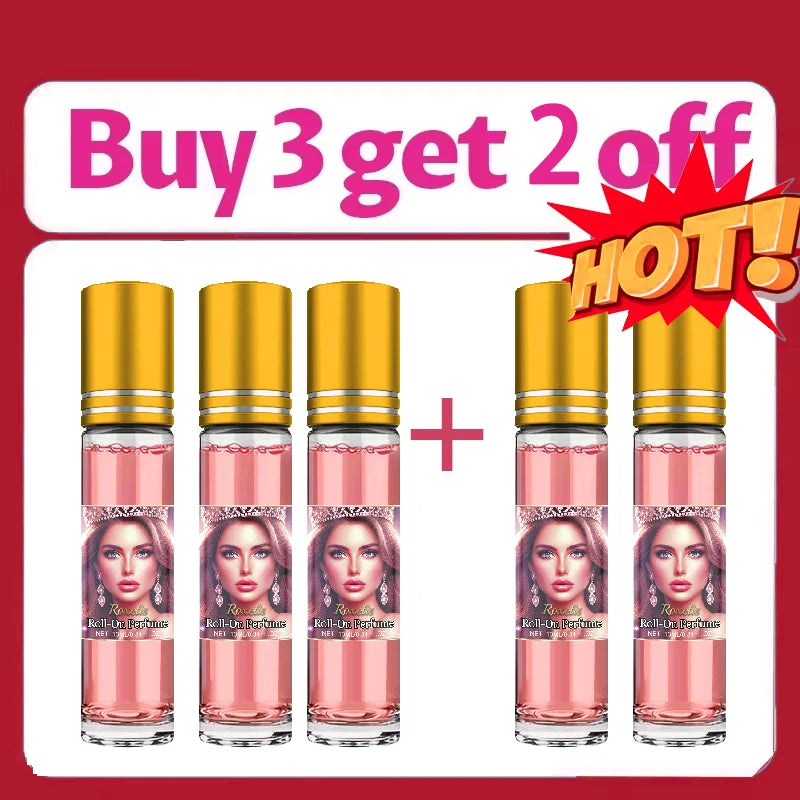 Women's Natural Floral Perfume Oil 10ml – Alcohol-Free Plant Extract Fragrance