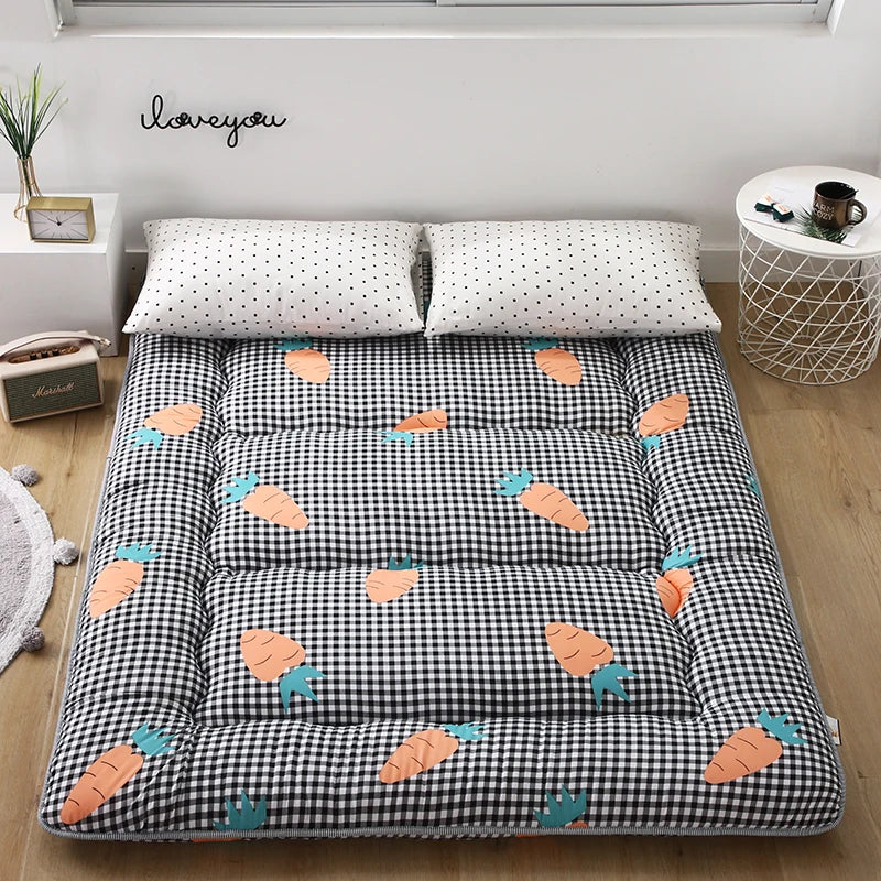 Japanese Thickened Tatami Floor Mattress – Foldable Lazy Bedroom Sleeping Pad, Multiple Sizes