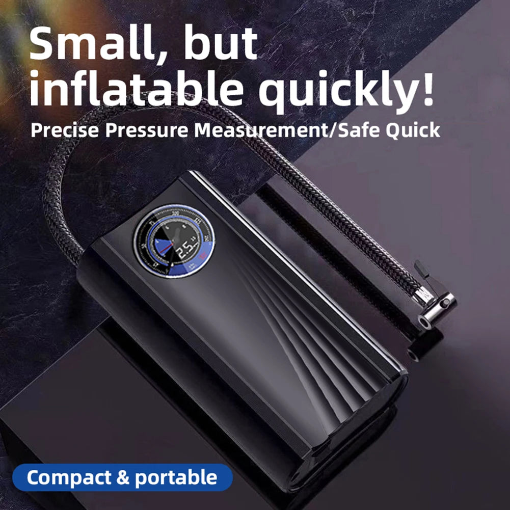 Rechargeable Tire Inflator with Digital Display, 150 PSI