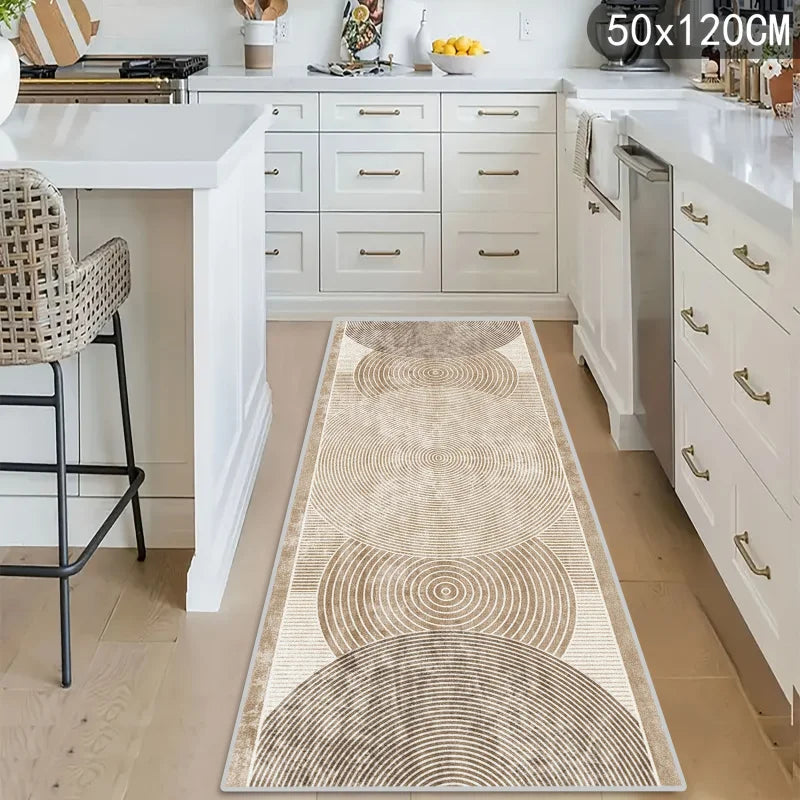 Minimalist Line Carpet – Non-Slip Corridor, Kitchen & Bedroom Rug