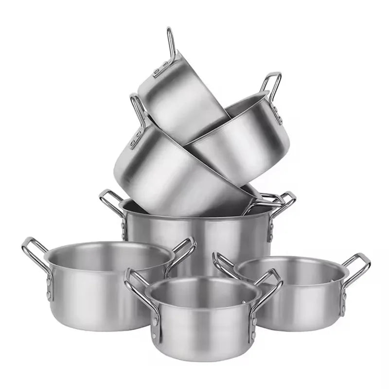Aluminum Cookware Set – Stackable 5- & 7-Piece Options