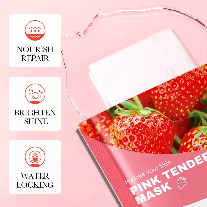 Fruit Facial Sheet Masks — Moisturizing 10 Pack