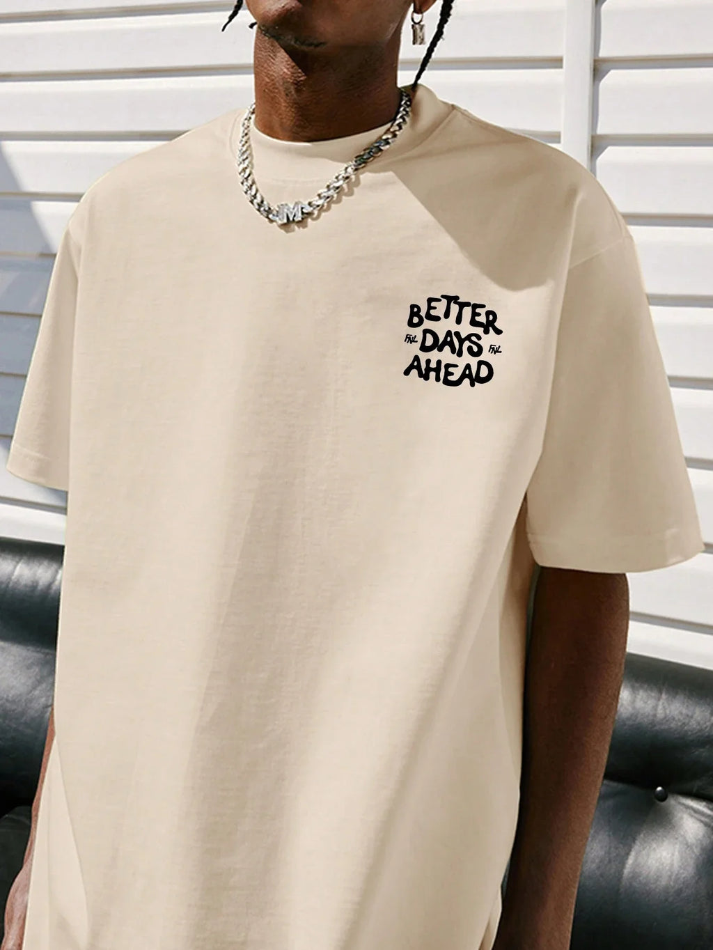 Better Days Ahead Graphic Oversized T-Shirt — Casual Unisex Cotton Tee