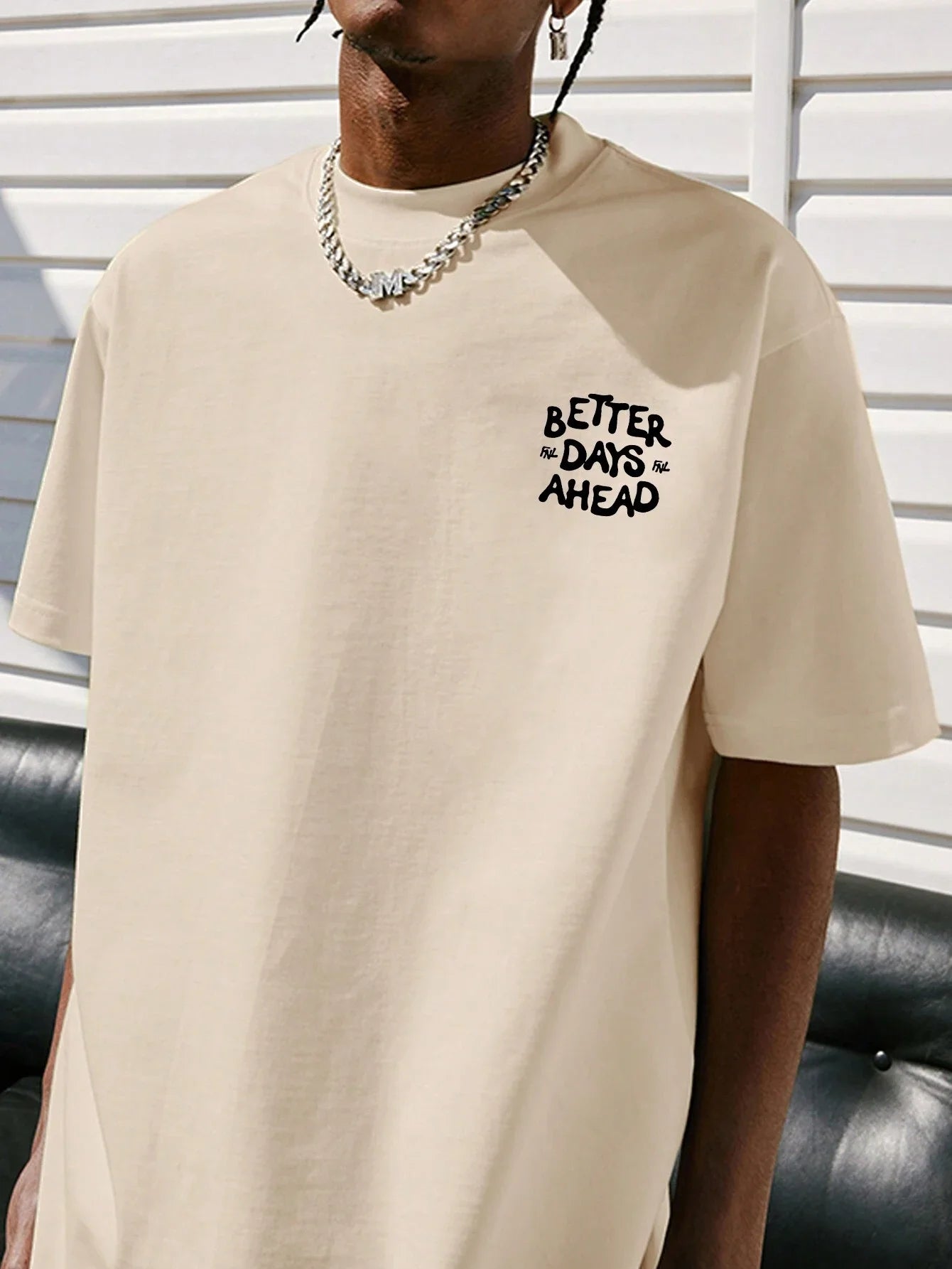 Better Days Ahead Graphic Oversized T-Shirt — Casual Unisex Cotton Tee