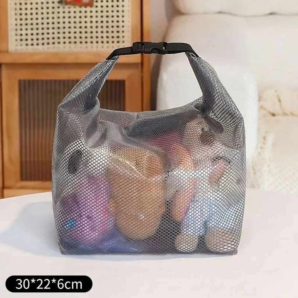 Clear Transparent Cosmetics Bag – Waterproof Travel Toiletry Pouch & Makeup Wash Bag for Women