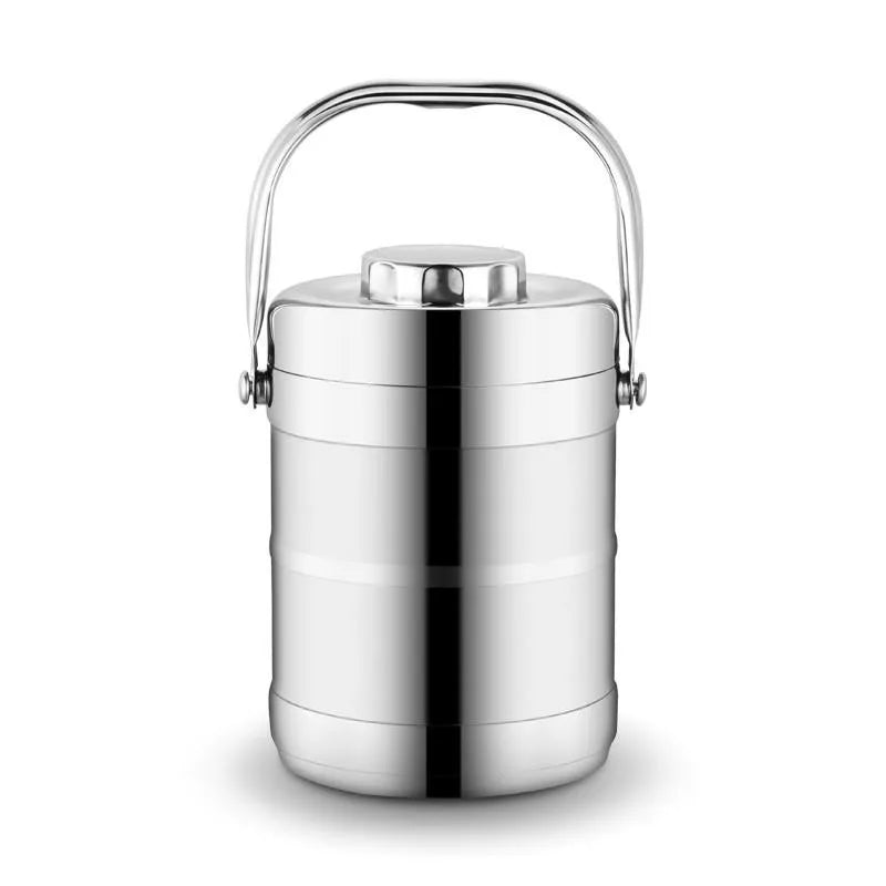 Insulated Stainless Steel Lunch Container with Handle