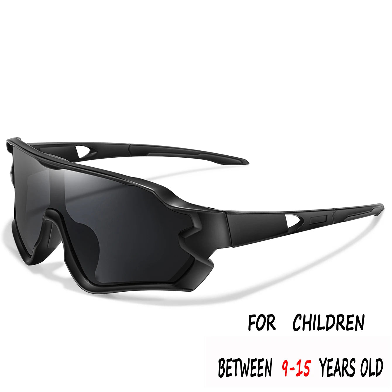 Kids UV400 Cycling Sunglasses — Ages 9–15