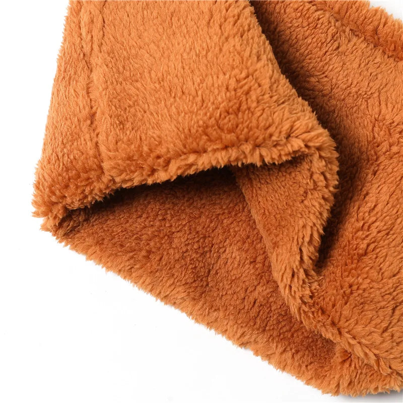 Winter Plush Ring Scarf — Warm Neck Warmer Unisex
