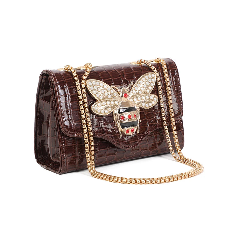 Korean Luxury PU Rectangle Clutch Bag – Small Shoulder Crossbody Day Purse for Women 2026