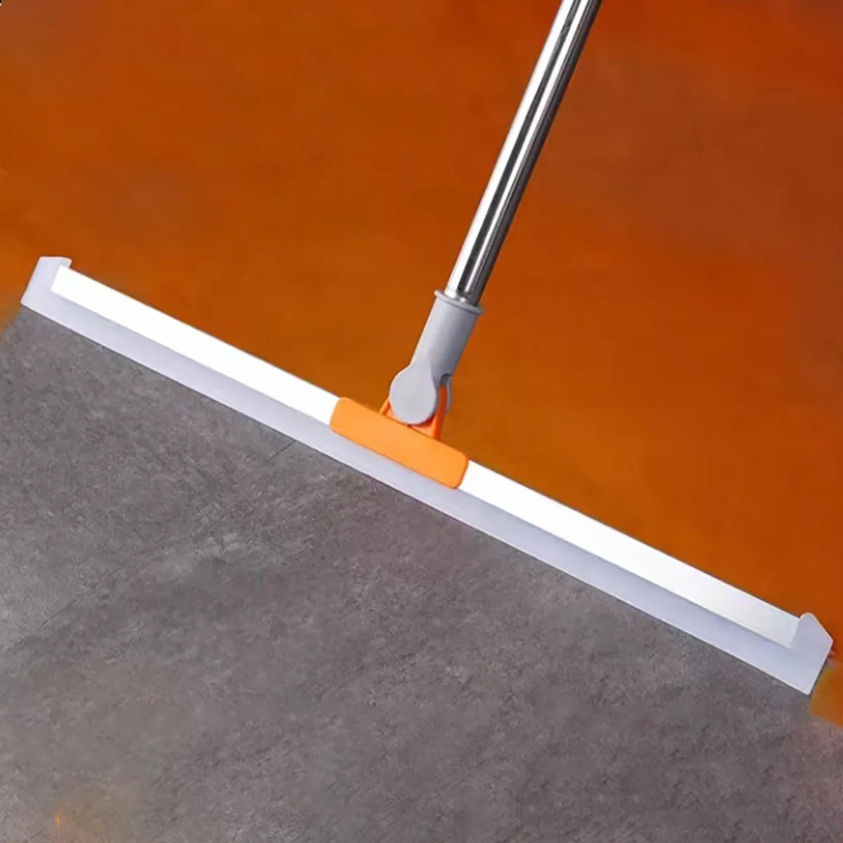 Silicone Scraper Broom Magic Wiper – High-Reach Floor Mop, Glass Wiper & Bathroom Sweeper