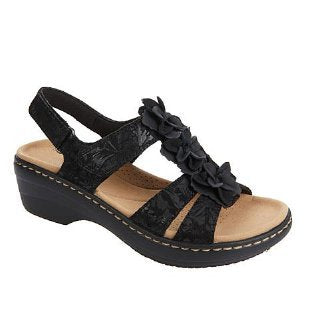 Women's Flower Wedge Platform Sandals – Retro Roman Orthopedic Style