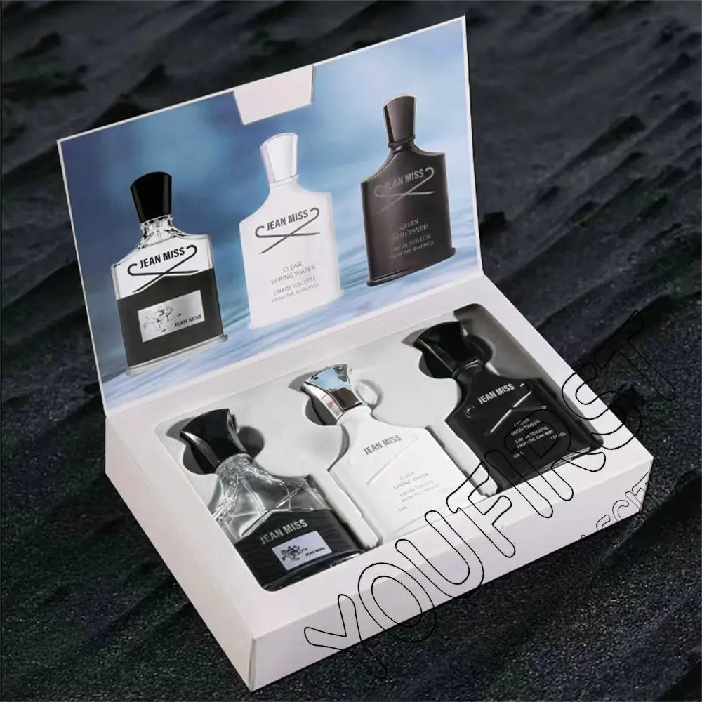 Men’s Fresh Floral Cologne Gift Set 90ml – 3-Piece Charming Scent Box