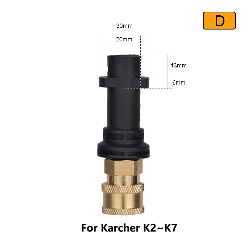 Pressure Washer Adapter – 1/4" Quick Release Connector for Karcher, Bosch, Nilfisk, LAVOR & More