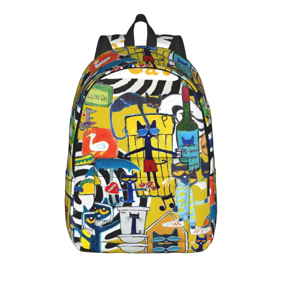 Pete the Cat Backpack – Polyester Daily Carry Bag