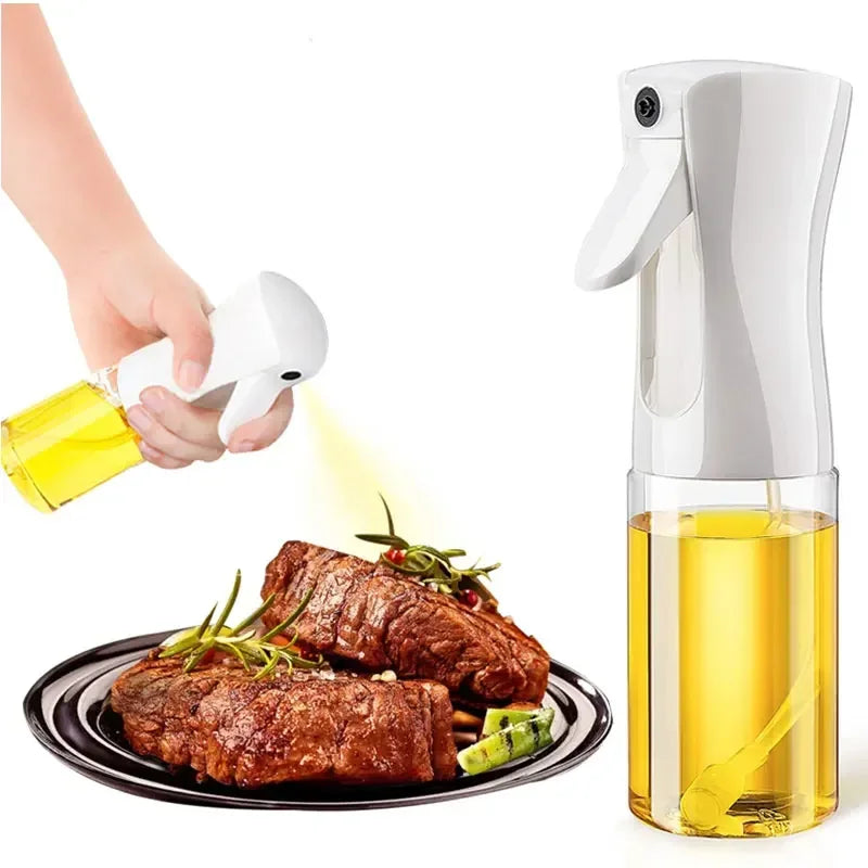 Oil Spray Bottle & Oil Brush — Dual-Use Misting Spray for Cooking & BBQ (200ml / 300ml / 500ml)