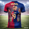 Lamine Yamal #10 Barcelona Soccer Fan T-Shirt — Short Sleeve Streetwear Tee
