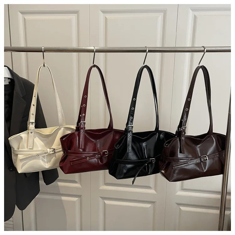 Large Capacity Women's Retro Tote Shoulder Bag
