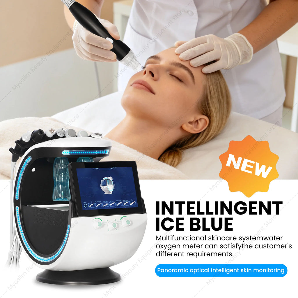 MYOSLIM 7-in-1 Smart Skin Analysis & Beauty Machine – Blackhead Remover, Wrinkle Reduction & Skin Tester