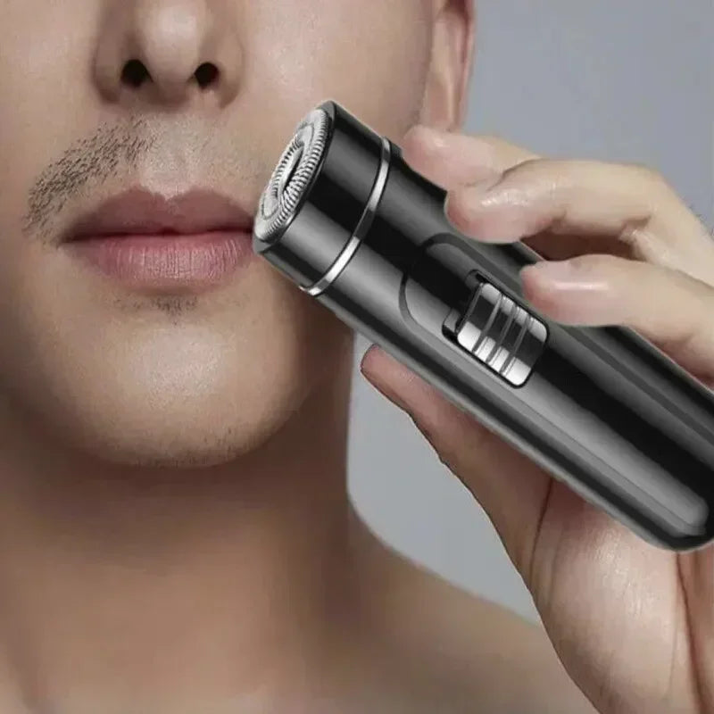 USB Rechargeable Electric Razor for Men — Wet & Dry One-Button Shaver for Home, Car & Travel