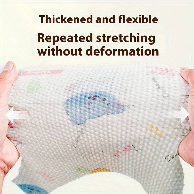 Ditch Paper Towels for Good — Washable Reusable Kitchen Cleaning Cloths | Pearl Embossed Non-Woven Roll, Oil Absorbent, Eco-Friendly
