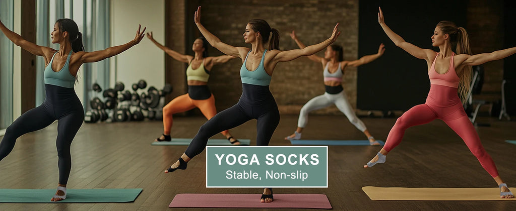 Women's Toeless Yoga Grip Socks – Pilates & Dance