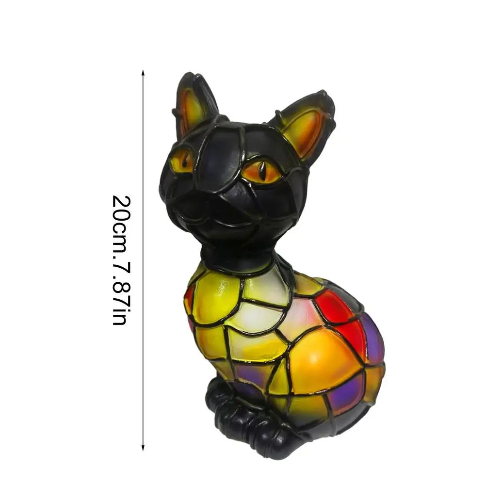 Animal Table Lamp – Colorful Resin Accent
