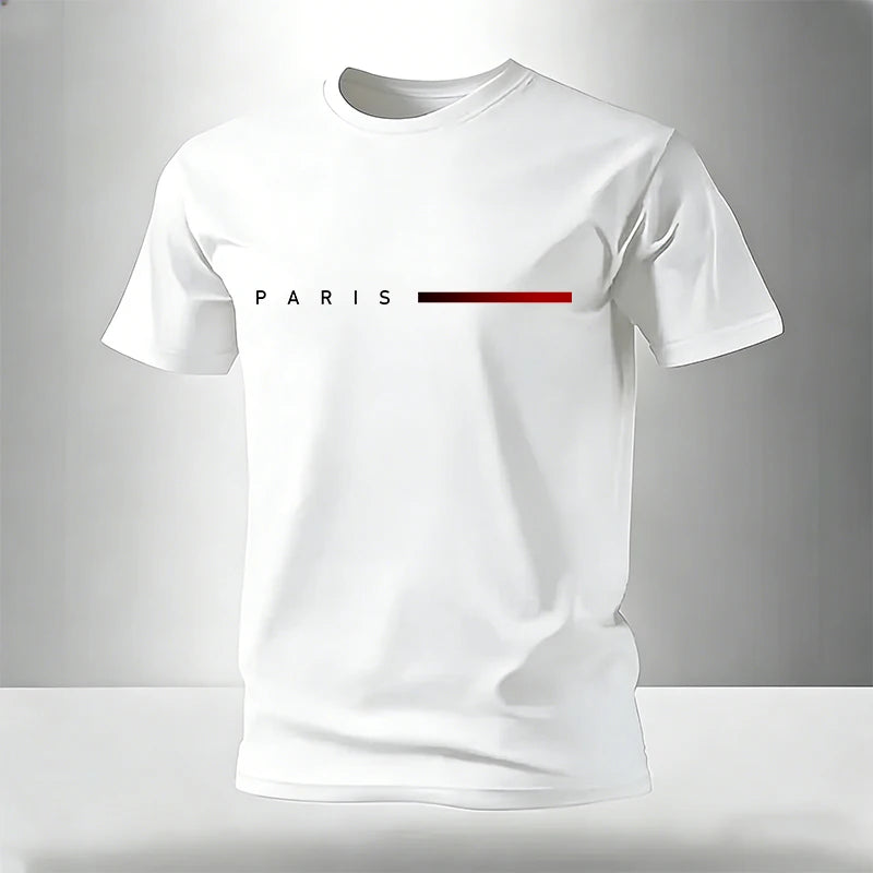 Men's Short Sleeve T-Shirt & Sweatpants Set – Spring Summer Daily Casual Sport Tracksuit