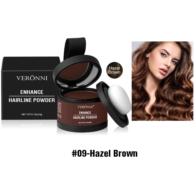 Waterproof Hairline Shadow Powder — Instant Root Cover & Scalp Filler (4g)