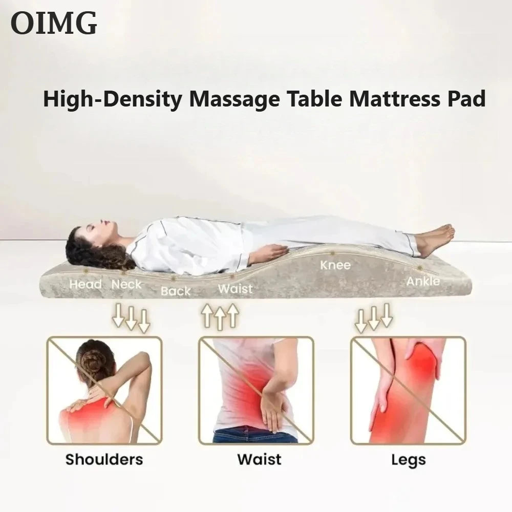 Premium Lash Bed Foam Topper – Ergonomic Contoured Cushion for Beauty Salon & Spa